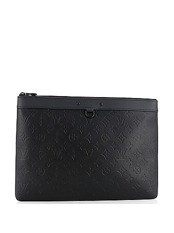Louis Vuitton Discovery Pochette Monogram Shadow Leather GM (view 1)
