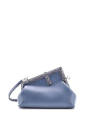 Fendi First Bag Leather with Python Small (view 1)