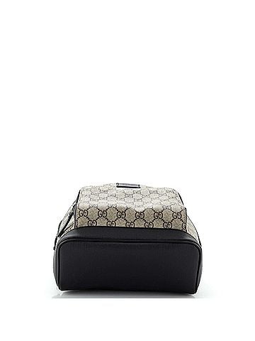 Gucci Zip Pocket Backpack GG Coated Canvas Small (view 2)