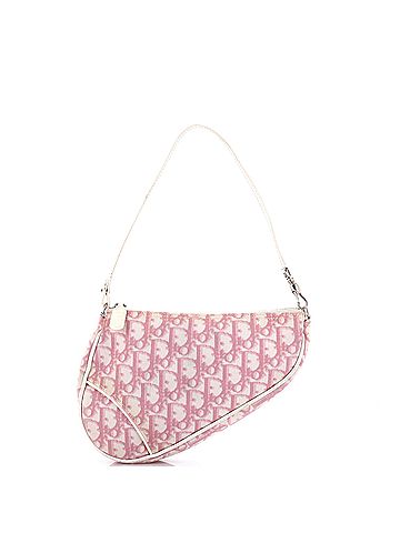 Christian Dior Vintage Saddle Bag Diorissimo Canvas Mini (view 1)