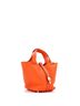 Hermès 100% Leather Orange Picotin Lock Bag Clemence PM One size - photo 3