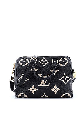 Louis Vuitton Speedy Bandouliere Bag Bicolor Monogram Empreinte Giant 25 (view 1)