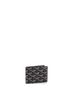 Goyard 100% Coatead Canvas Black Insert Victoire Card Case Wallet Coated Canvas One size - photo 3