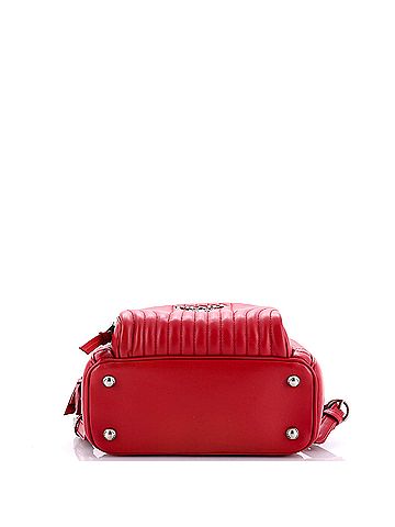Prada Front Pocket Backpack Diagramme Quilted Leather Small (view 2)