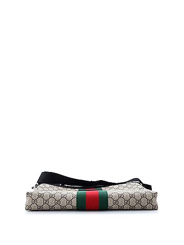 Gucci Web Messenger Bag GG Coated Canvas Large (view 2)