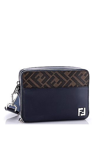 Fendi Front Pocket Camera Bag Zucca Coated Canvas and Leather (view 2)