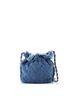 Chanel 100% Denim Blue Denim Mood Chain Bucket Bag Logo Printed Quilted Fringe Denim Medium One size - photo 4
