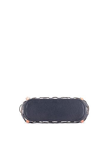 Loewe Anagram Cut Out Tote Leather with Canvas Small (view 2)