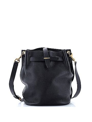 Saint Laurent Boucle Bucket Bag Leather (view 1)