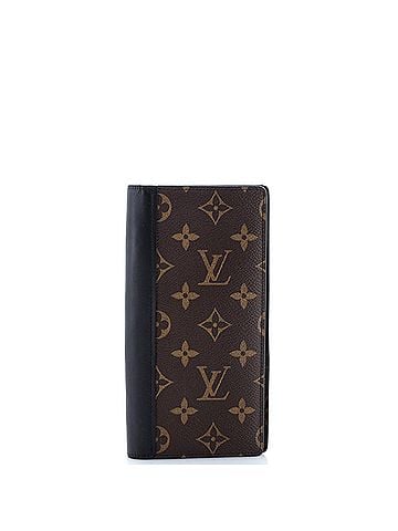 Louis Vuitton Brazza Wallet Macassar Monogram Canvas (view 1)