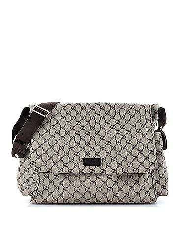 Gucci Diaper Bag GG Coated Canvas (view 1)