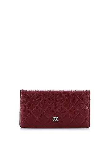Chanel L-Yen Wallet Quilted Caviar (view 1)