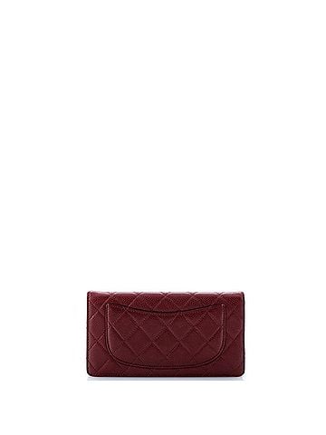 Chanel L-Yen Wallet Quilted Caviar (view 2)