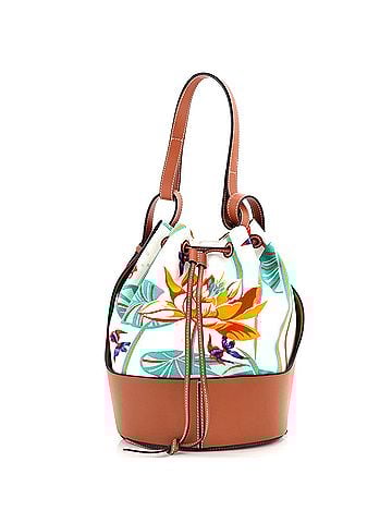 Loewe Balloon Bucket Bag Printed Canvas and Leather Medium (view 1)
