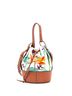 Loewe Brown Balloon Bucket Bag Printed Canvas and Leather Medium One size - photo 4