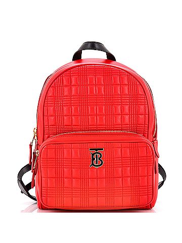 Burberry TB Zip Pocket Backpack Quilted Leather (view 1)