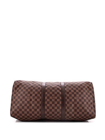 Louis Vuitton Keepall Bandouliere Bag Damier Graphite 55 (view 2)