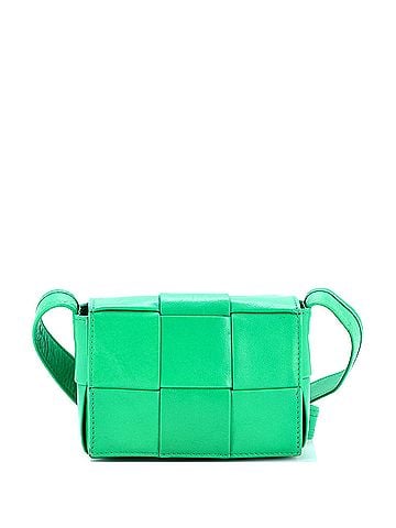 Bottega Veneta Cassette Crossbody Bag Maxi Intrecciato Leather Candy (view 1)