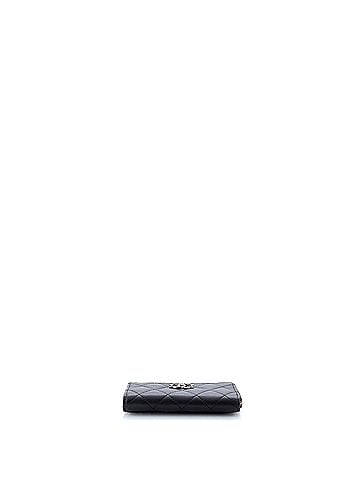 Chanel Textured CC Zip Around Card Holder Quilted Lambskin (view 2)