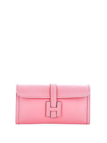 Hermès Jige Elan Clutch Verso Evercolor 29 (view 1)