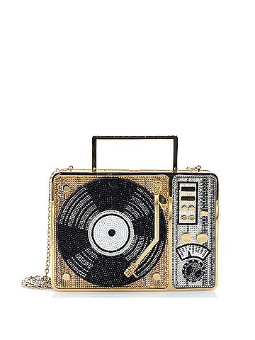 Judith Leiber Turntable Minaudiere Crystal (view 1)