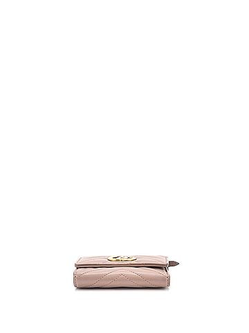 Gucci GG Marmont Trifold Wallet Matelasse Leather Compact (view 2)