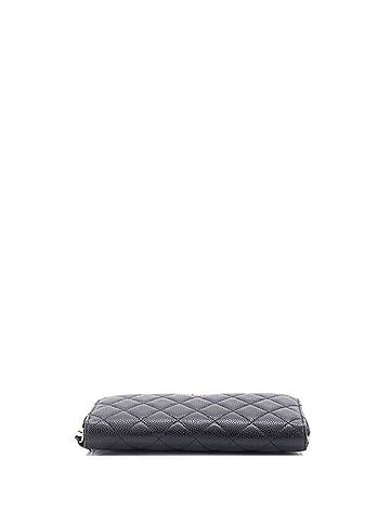 Chanel Zip Around Wallet Quilted Caviar Long (view 2)