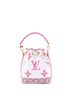 Louis Vuitton 100% Coatead Canvas Multi Color Pink Noe NM Handbag By The Pool Monogram Watercolor Giant Nano One size - photo 4