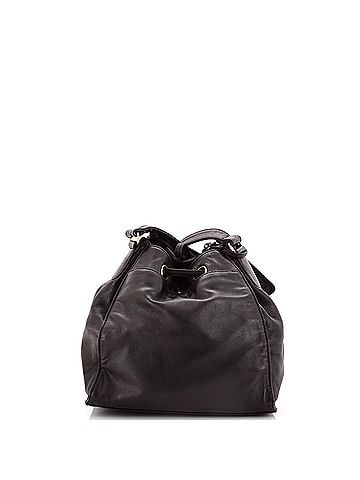 Chanel Vintage CC Drawstring Bucket Bag Caviar Small (view 2)