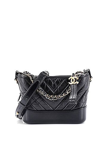 Chanel Gabrielle Hobo Quilted Aged Calfskin Small (view 1)