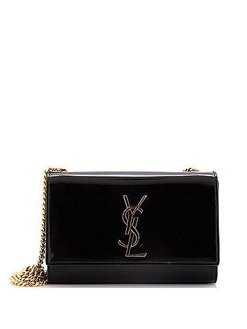 Saint Laurent Classic Monogram Crossbody Bag Patent Small (view 1)