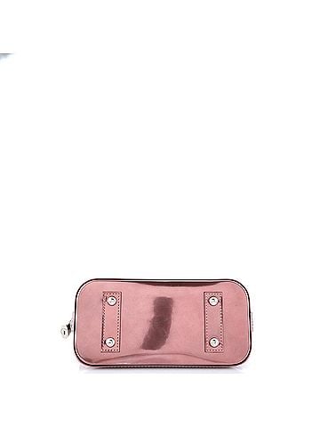 Louis Vuitton Alma Handbag Metallic Monogram Vernis with Leather BB (view 2)