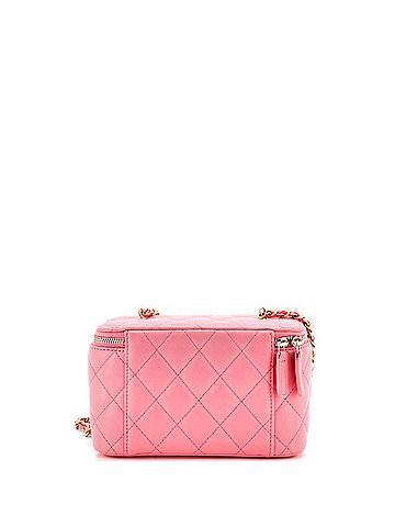 Chanel Pearl Crush Vanity Case with Chain Quilted Lambskin Small (view 2)