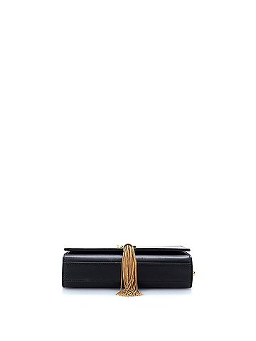 Saint Laurent Classic Monogram Tassel Crossbody Bag Leather Small (view 2)