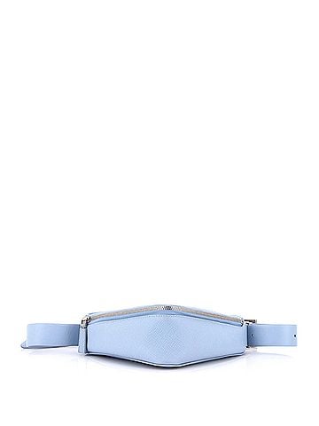 Prada Triangle Logo Zip Around Shoulder Bag Saffiano Leather (view 2)