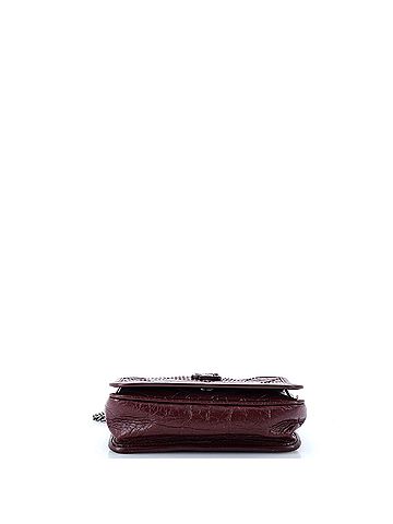 Saint Laurent Niki Chain Wallet Matelasse Chevron Leather (view 2)