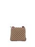 Gucci 100% Canvas Plain Brown Web Strap Zip Messenger Bag GG Canvas Small One size - photo 4