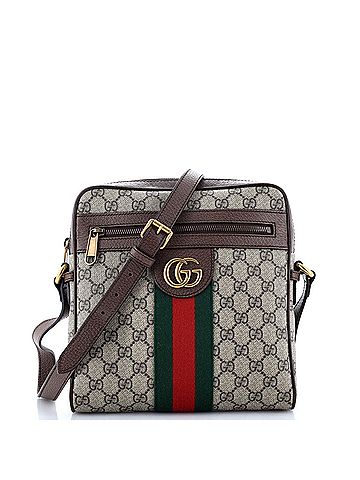 Gucci Ophidia Messenger Bag GG Coated Canvas Small (view 1)