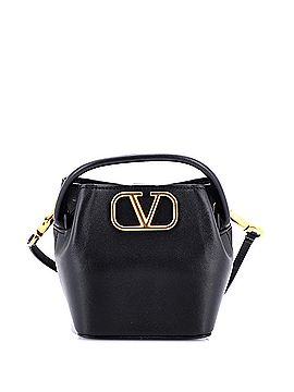 Valentino Garavani Leather Bucket Bag