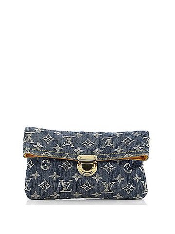 Louis Vuitton Plate Clutch Denim (view 1)