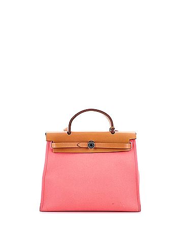 Hermès Herbag Zip Leather and Toile 31 (view 2)