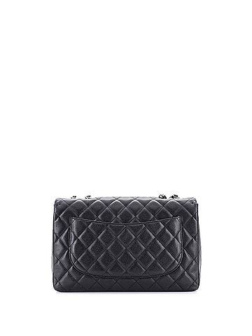 Chanel Classic Single Flap Bag Quilted Caviar Jumbo (view 2)