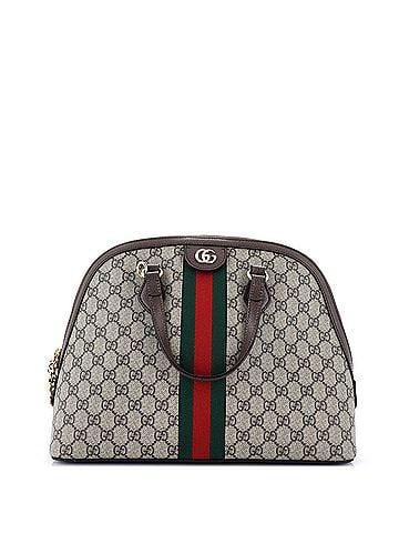Gucci Ophidia Dome Top Handle Bag GG Coated Canvas Medium (view 1)