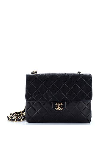 Chanel Vintage Square Classic Flap Bag Quilted Lambskin Small (view 1)