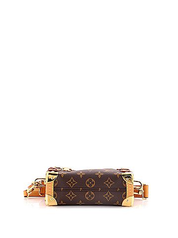 Louis Vuitton Side Trunk Handbag Monogram Canvas PM (view 2)