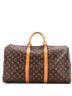 Louis Vuitton 100% Coatead Canvas Brown Keepall Bag Monogram Canvas 50 One size - photo 1