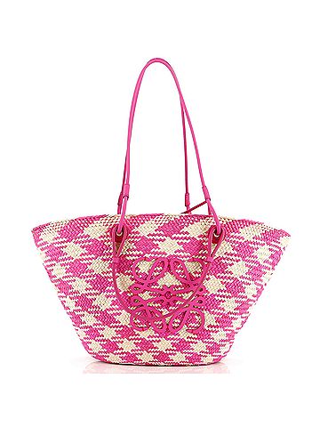 Loewe Anagram Basket Tote Raffia Small (view 1)