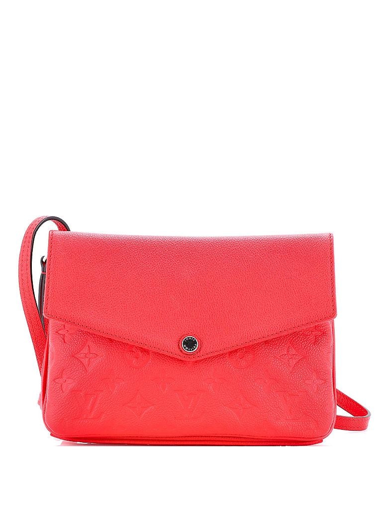 Louis Vuitton 100% Leather Red Twice Handbag Monogram Empreinte Leather One size - photo 1
