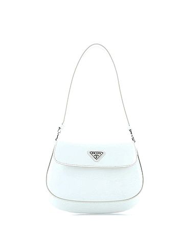 Prada Cleo Flap Shoulder Bag Spazzolato Leather Small (view 1)
