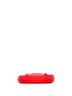 Prada 100% Fabric Red Buckle Flap Crossbody Bag Tessuto with Saffiano Leather One size - photo 2